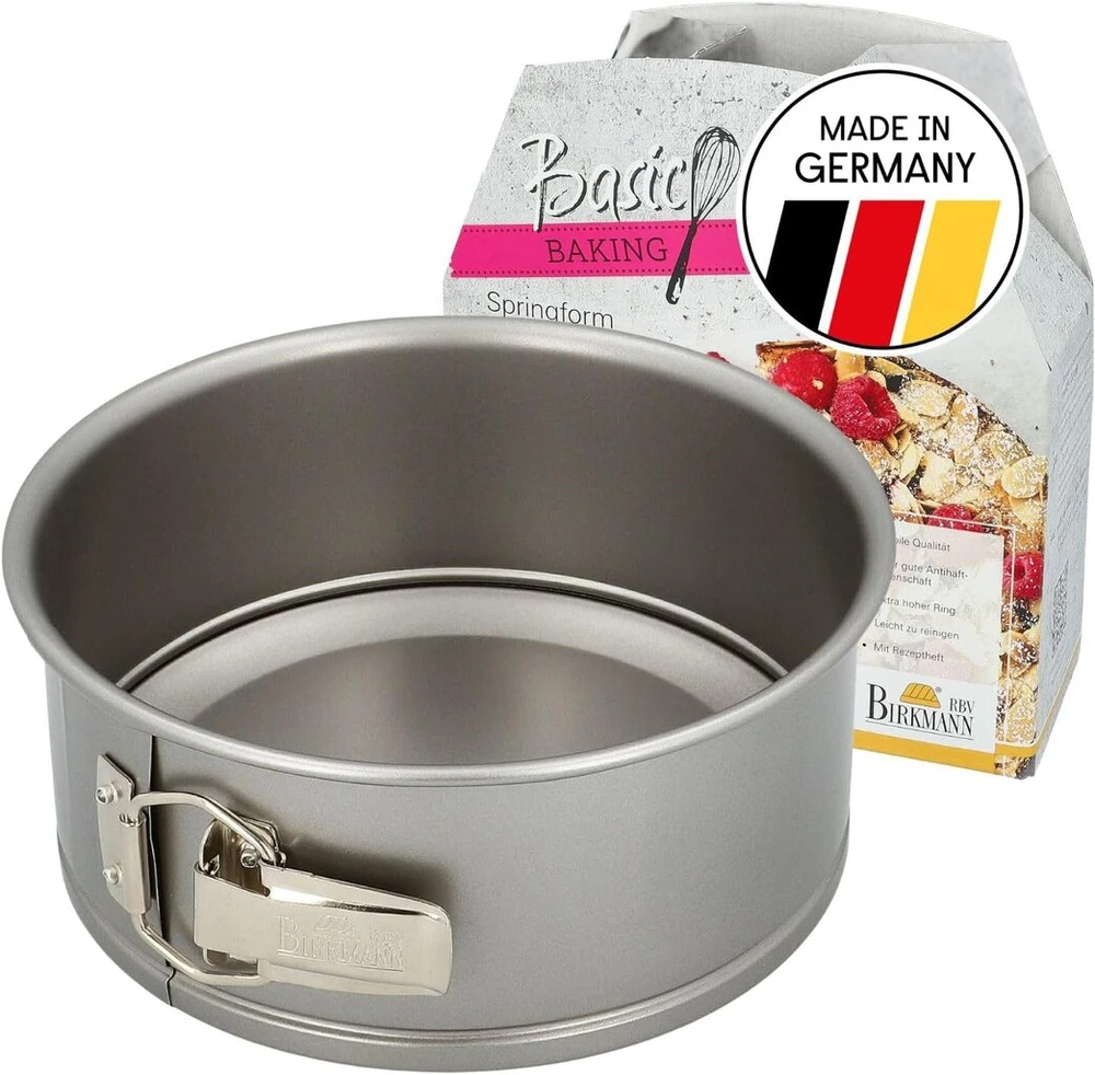 Rbv Birkmann, Basic Baking 883024 torto forma su nuimamais kraštais, skersmuo 20 cm, su nelimpančia danga, antracito spalvos
