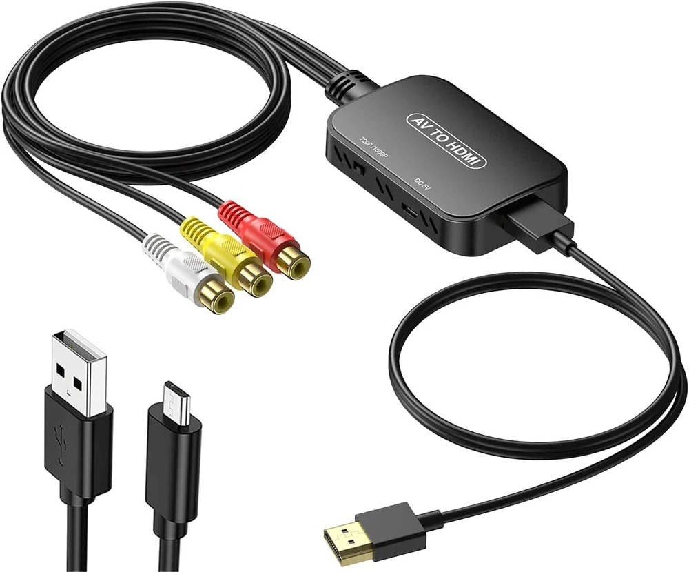 Rca į Hdmi keitiklis su laidu, Av į Hdmi adapteris