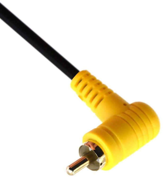 Rca kabelis stačiu kampu, 90 laipsnių Rca kištukas į kištuką, trumpas Rca stereo garso kabelis, paauksuotos jungtys namų kinui, žemų dažnių garsiakalbiui, Hdtv 15cm (male 90 Degree to Male)