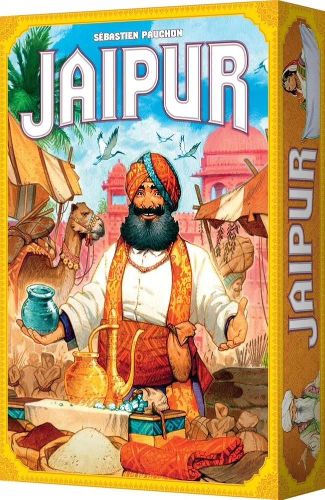 Rebel Jaipur (naujas leidimas) stalo žaidimas kortų žaidimas 2 žaidėjams nuo 10 metų žaidimo trukmė 30+ minučių