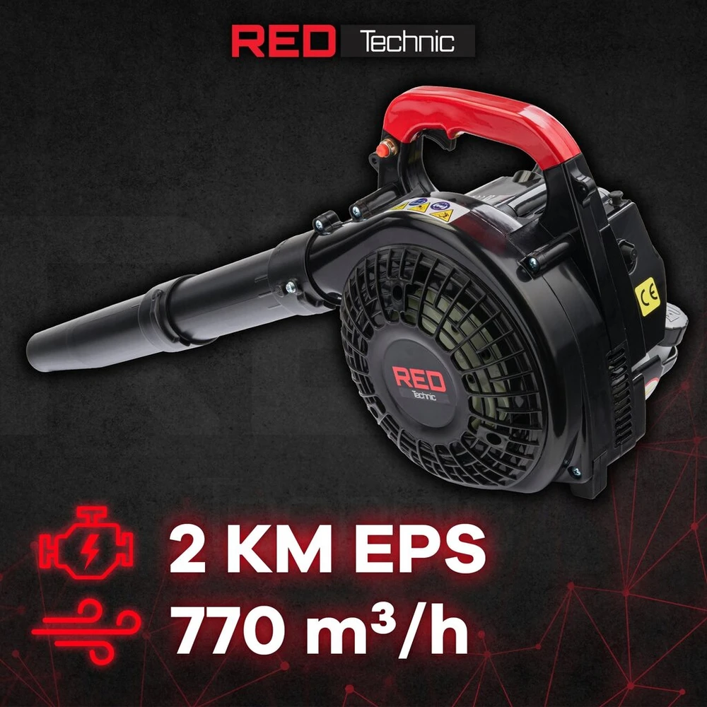 Red Technic Benzininis sodo lapų pūstuvas Raudona Technic 2 Ag + 3x alyva