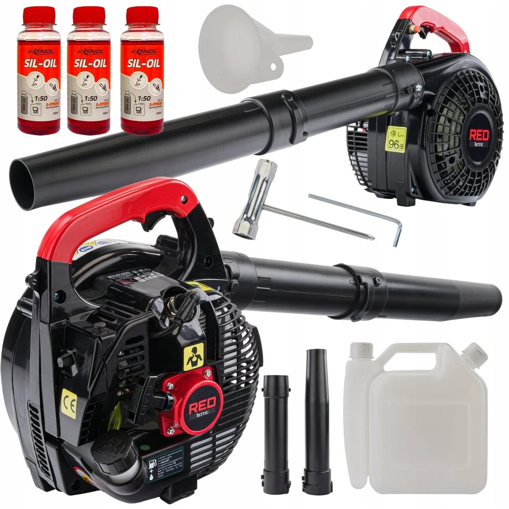 Red Technic Benzininis sodo lapų pūstuvas Raudona Technic 2 Ag + 3x alyva