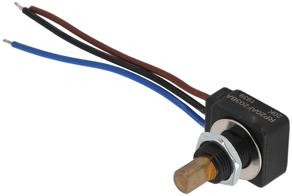 Reguliuojamas Potenciometras 0.25w, 320° Sukimosi Kampas, Ip65