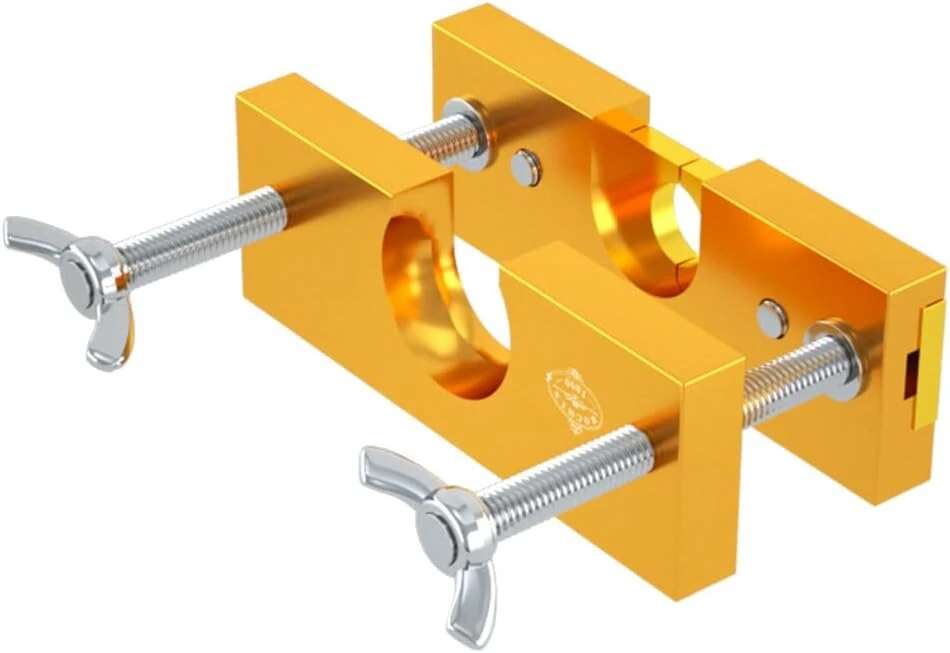 Reguliuojamas trimito kandiklių traukiklis žalvariniams instrumentų priedams trimitui, trombonui, ragui, eufonijai (auksinis)
