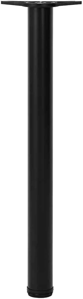 Reguliuojamo aukščio stalo kojos, 4vnt., juodos spalvos, 710mm
