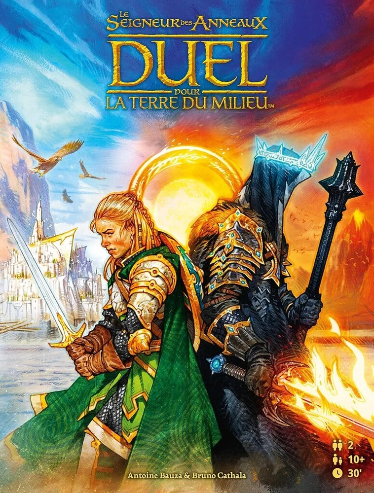 Repos Production - Asmodee - Žiedų valdovas: Dvikova dėl Viduržemio – strateginis stalo žaidimas 2 žaidėjams – sukūrė Antoine Bauza ir Bruno Cathala – nuo 10 metų