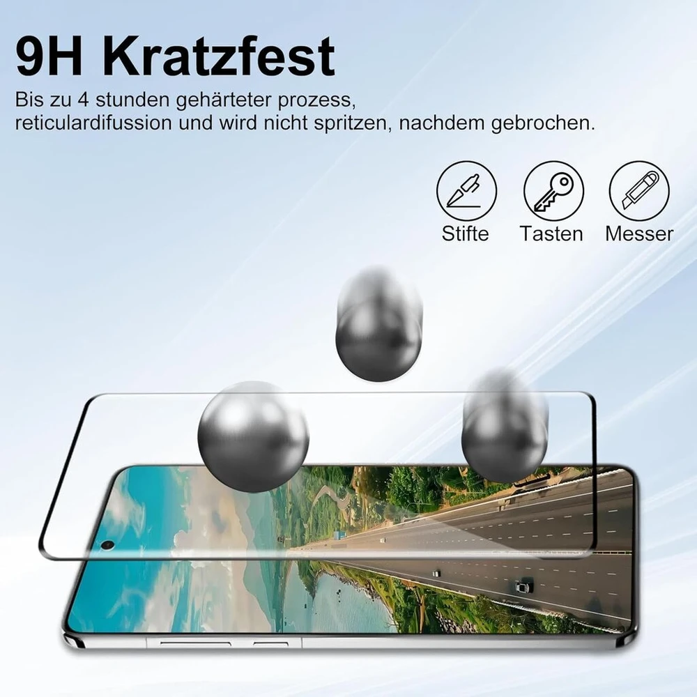Reroxe 2+2 grūdinto stiklo ekrano apsaugų rinkinys, skirtas Oneplus 13 5g, apsauga nuo burbuliukų, apsauga nuo pirštų atspaudų, itin skaidrus, lengvai montuojamas ekrano apsauga, 3d viso ekrano, apsauga nuo nešvarumų
