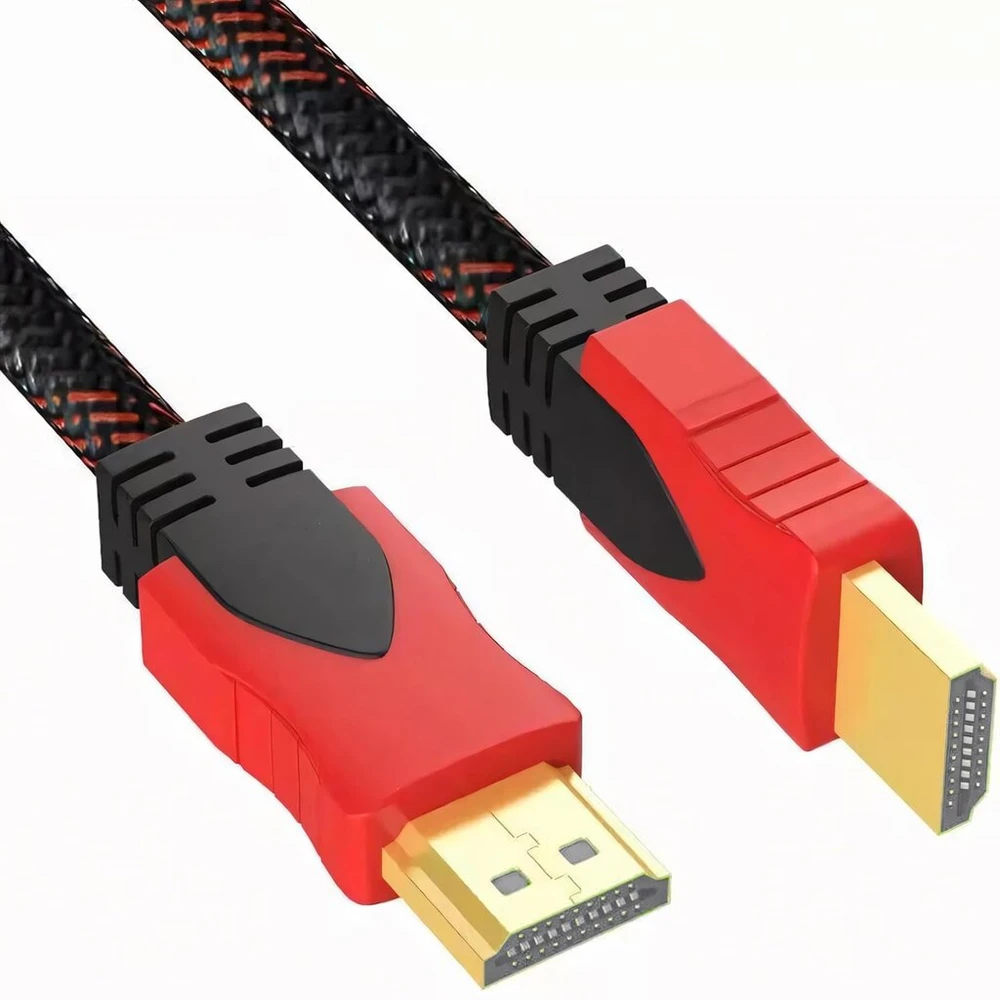 Retoo hdmi kabelis 4k 1.35 m didelės spartos kabelis, suderinamas su tv video 4k uhd 2160p hd 1080p pintas paauksuotas jungtys dp kompiuteris į hdmi monitorių suderinamas hdmi
