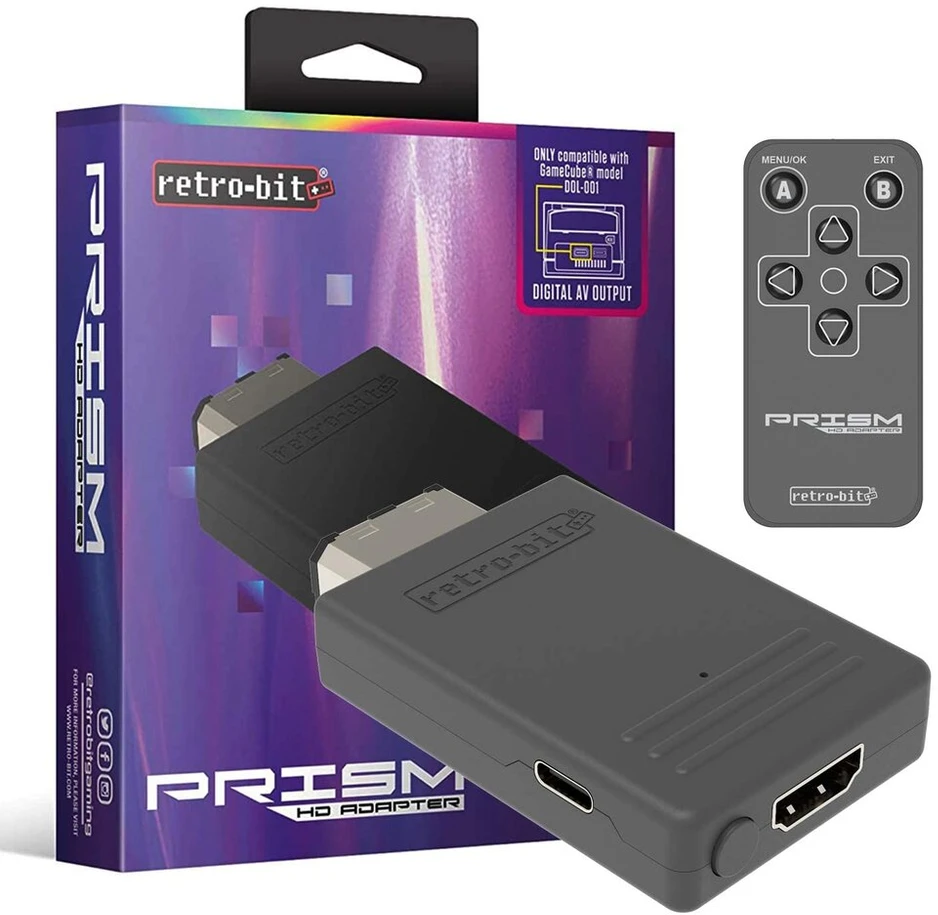 Retro-bit Prism Hdmi adapteris, skirtas Gamecube