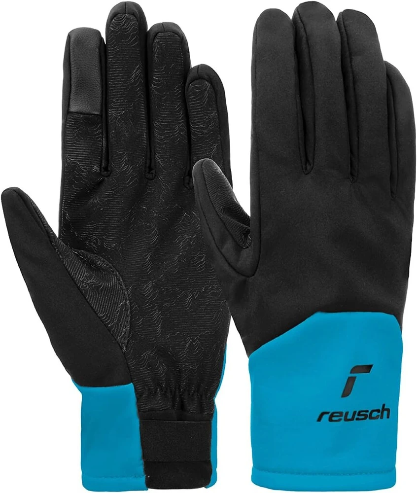 Reusch Unisex – suaugusiųjų Vertical Touch-tec neperpučiami vėjo ir ypač kvėpuojantys sportinės pirštinės slidinėjimo pirštinės turistinės pirštinės, jutikliniai žieminės pirštinės