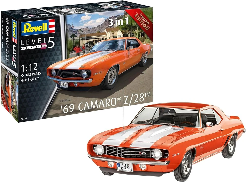Revell 07727 '69 Camaro® Z/28™ automobilio modelio rinkinys 1:12