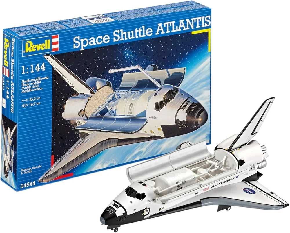 Revell erdvėlaivis Atlantis, mastelis