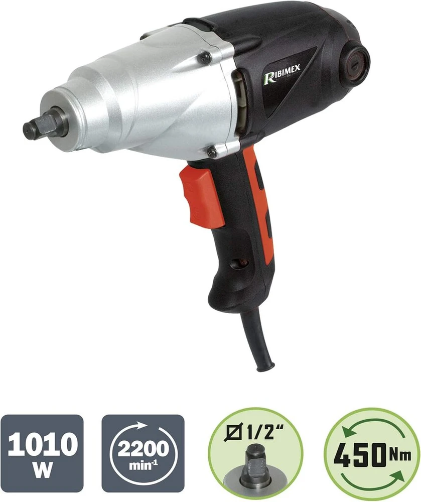 Ribitech Prccekit5cekit5 elektrinis smūginis veržliaraktis 1010w
