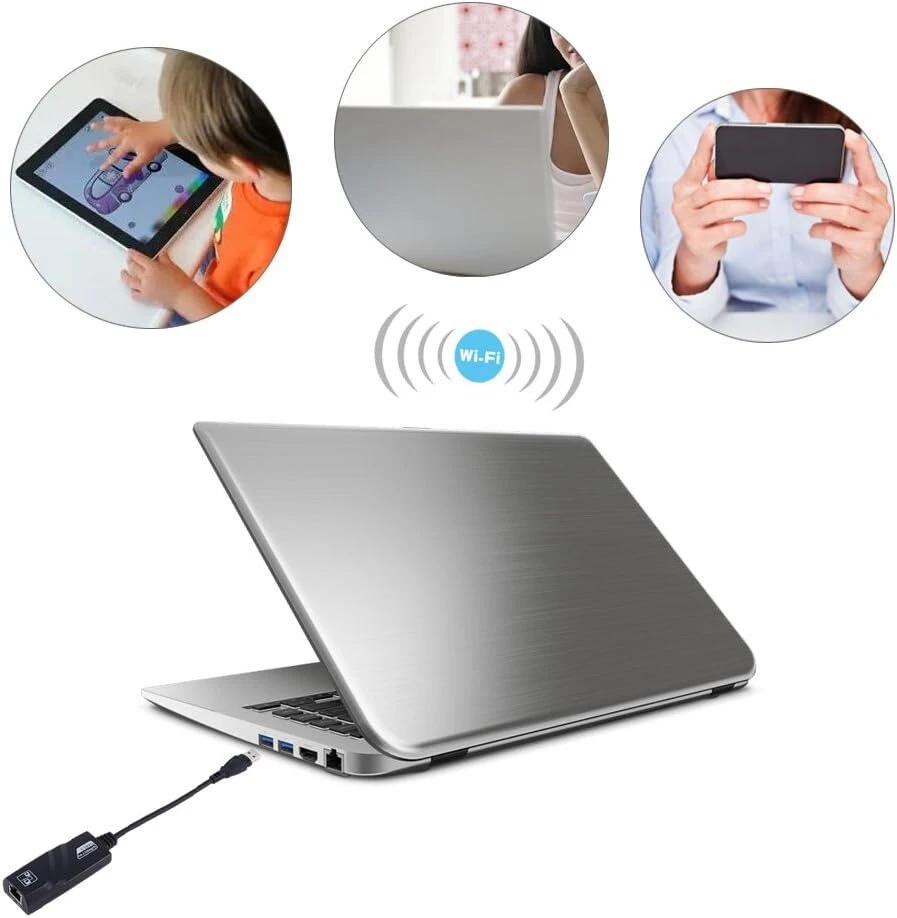 Richer-r usb 3.0 į rj45 gigabitinis tinklo adapteris, itin spartus išorinis tinklo kortelės (rj45) keitiklis, greitas eterneto adapteris 10/100 mbit, skirtas win7/win8/win8.1/mac/ios