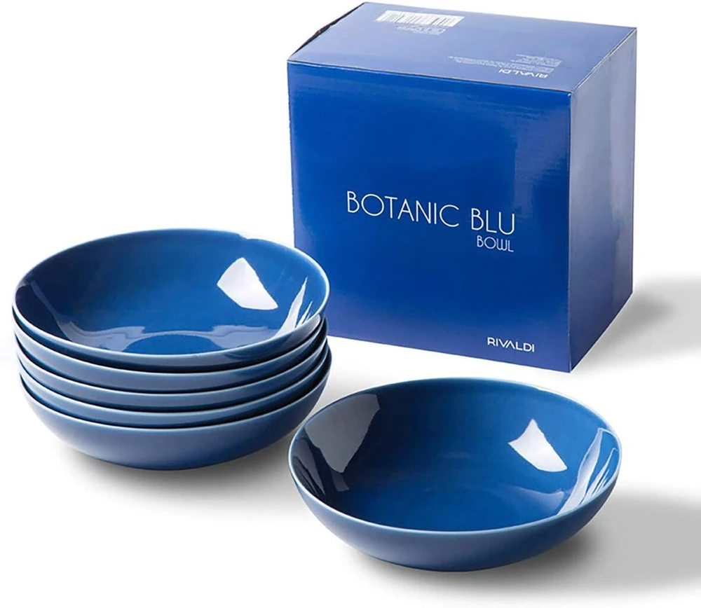 Rivaldi Bowls Botanic sriubos lėkštė mėlyna