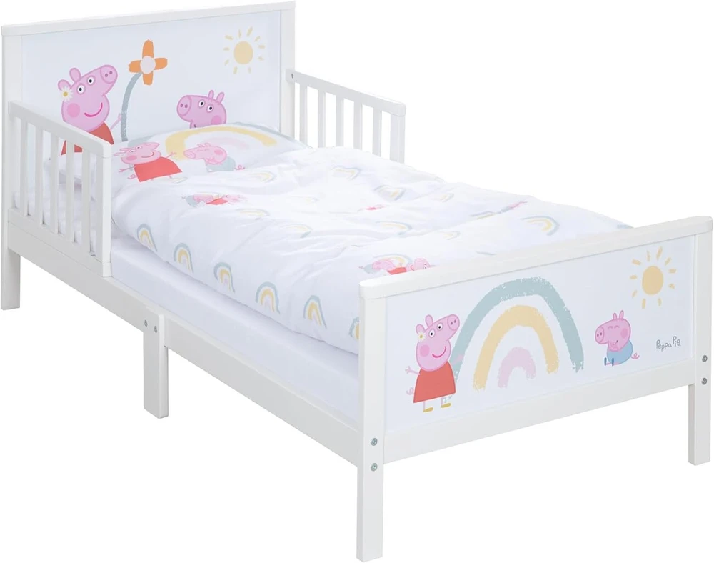 Roba lovelė su „peppa Pig“ tema 70 x 140 cm su patalyne