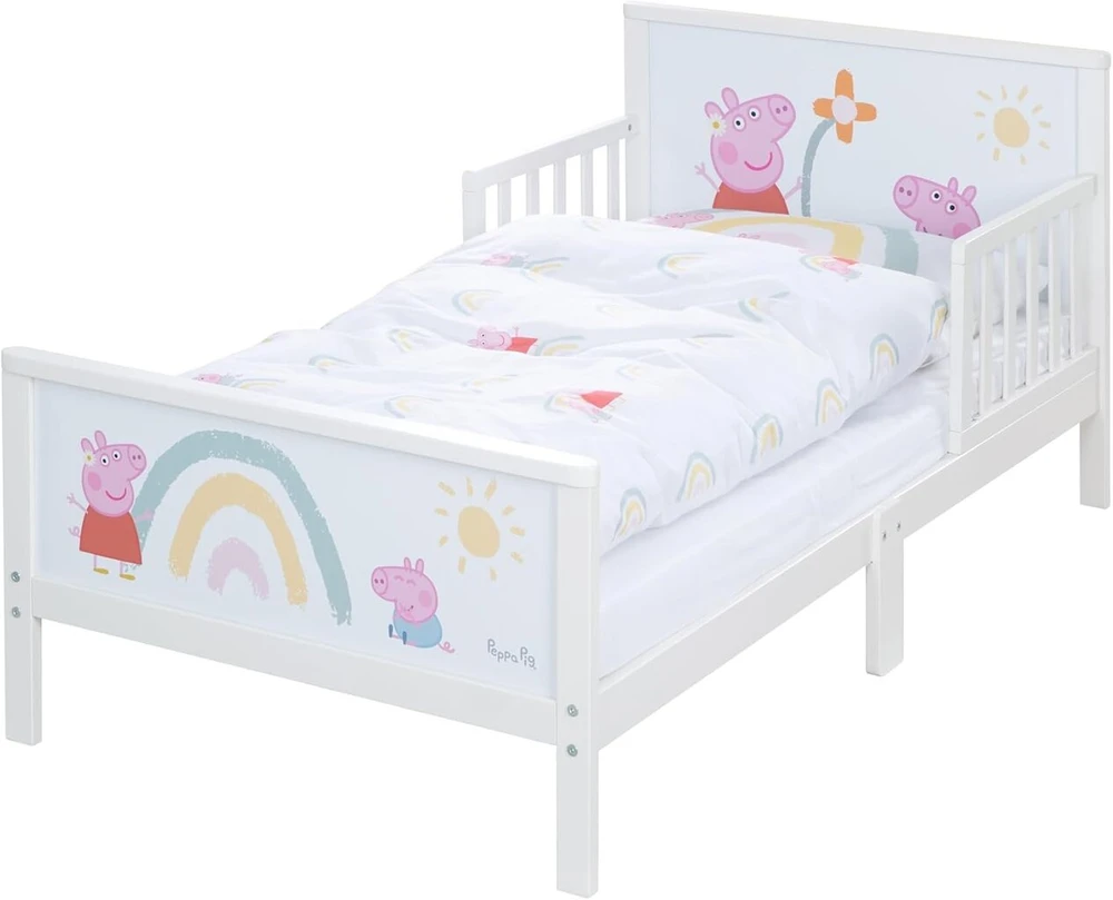 Roba lovelė su „peppa Pig“ tema 70 x 140 cm su patalyne