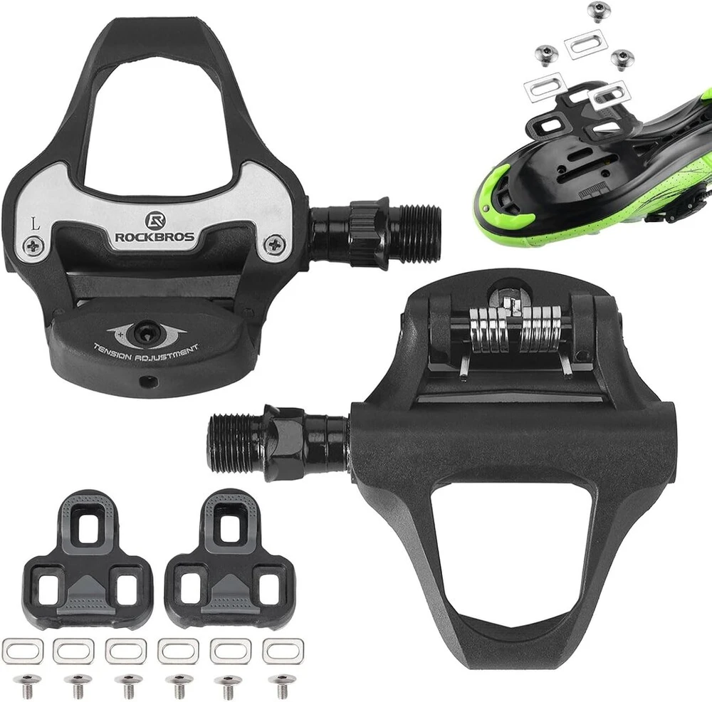 Rockbros Dviračio Pedalai Keliui su Look Keo Sistema, Lengvi