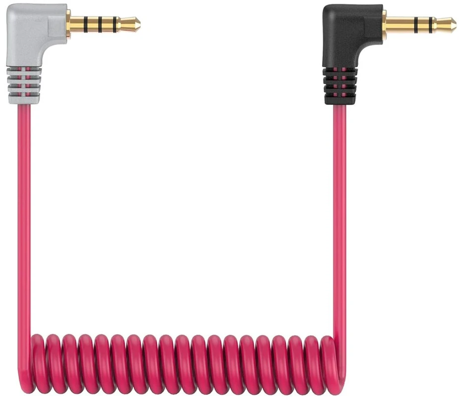 Rode Sc7 tipo 3.5mm Trs į Trrs spiralinis mikrofonų kabelis