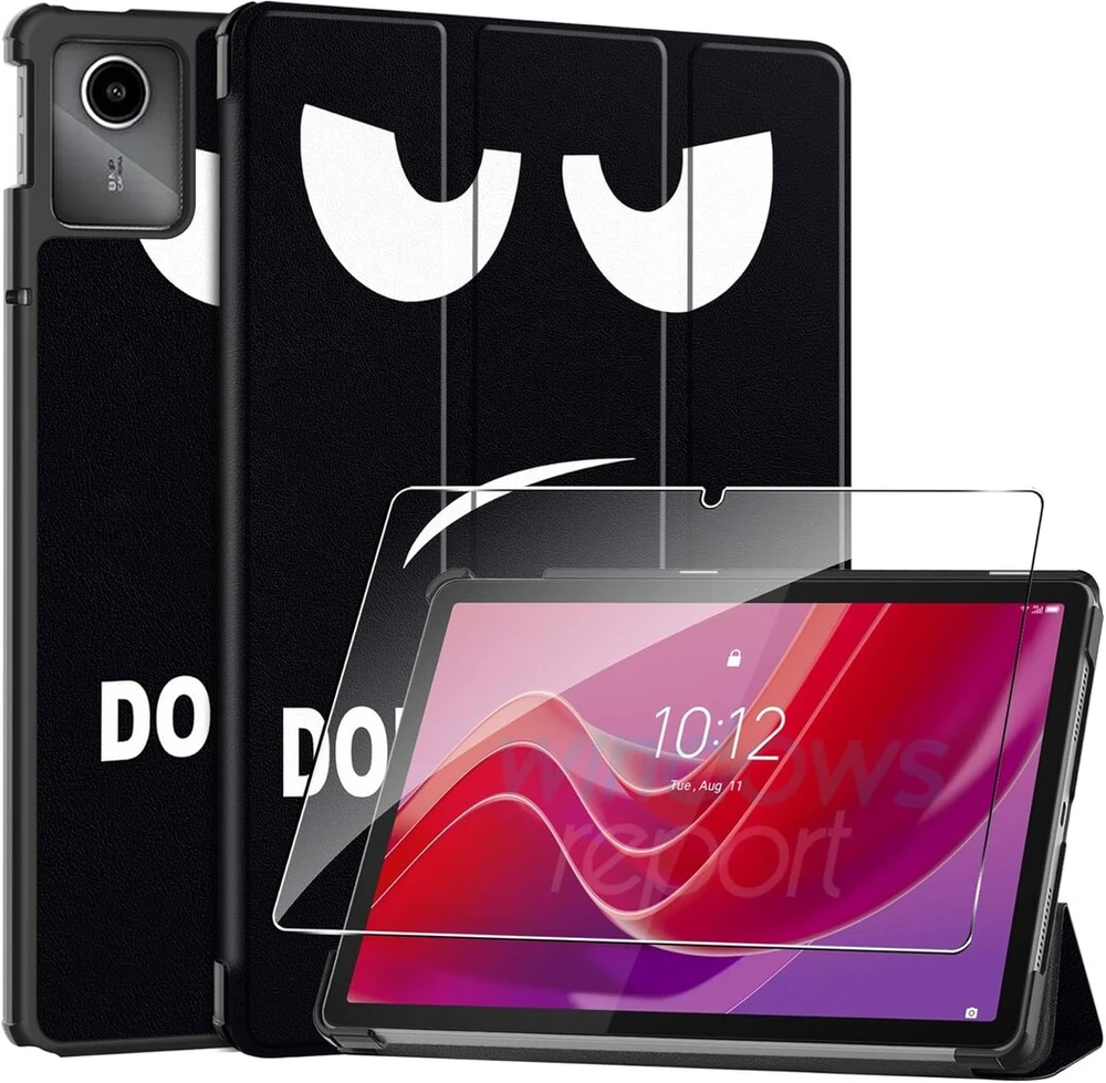 Rojeuinn dėklas, skirtas Lenovo Tab M11 2024 11 colių planšetiniam kompiuteriui + 1 apsauginio stiklo plėvelė „don't Touch“
