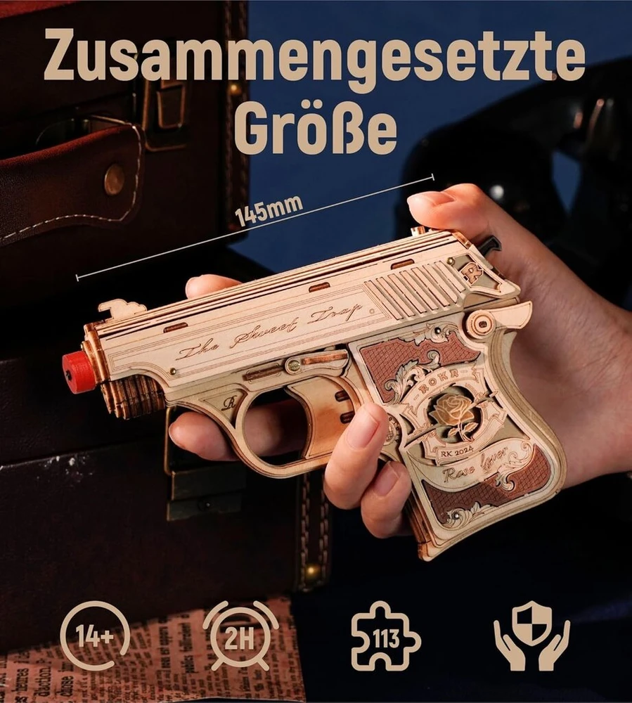Rokr 3d medinis dėlionės modelis - Baby Browning