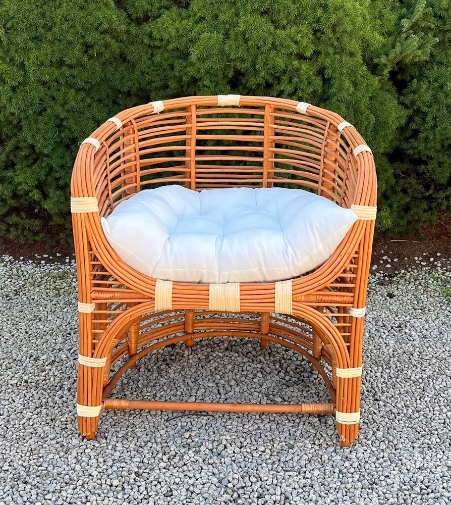 Romano stiliaus pintas krėslas + balta pagalvėlė (gamintojas)