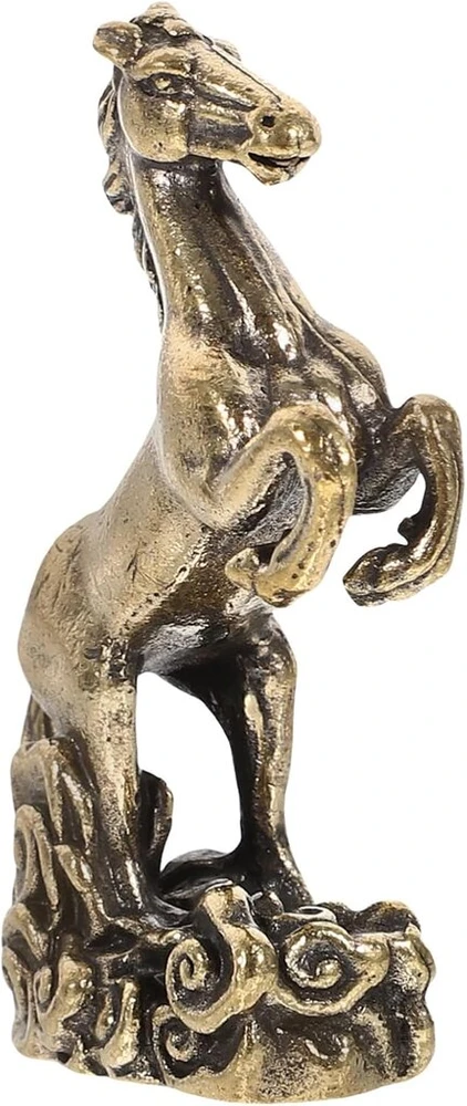 Rorpoir parduotuvės dekoravimo statula, imituojamas drakono dekoras, gyvūnų figūrėlės, kolekcinis kinų zodiakas, kinų fengšui figūrėlė, retro drakono papuošalai, aukso spalvos varis