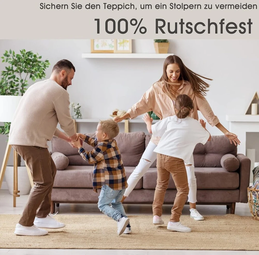 Rose Home Fashion neslystantis kilimėlis kilimui, neslystantis paklotas, atsparus vandeniui, neslystantis kiliminis kamštis, neslystantis kilimėlis, gali būti kerpamas pagal dydį automobilio bagažinei, stalčiams, lentynai, padėklui, virtuvei, 150 cm, apva