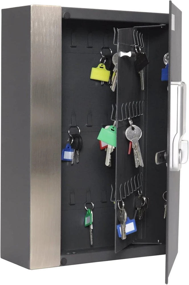 Rottner Key Home 68 raktų spintelė su elektroniniu užraktu, antracito spalvos