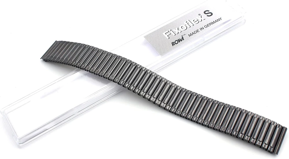 Rowi Fixoflex S 18mm laikrodžio apyrankė, nerūdijantis plienas