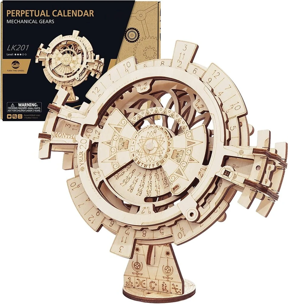 Rowood Medinis 3d Dėlionės Kalendorius - Savadarbis Modelis Suaugusiems
