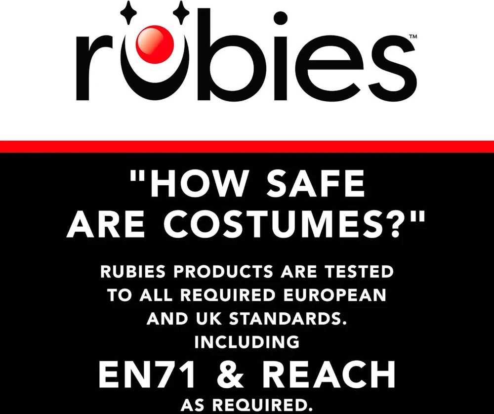 Rubie's Official 50821ns priešistorinė barzda ir perukas vyrams, vienas dydis Helovinas
