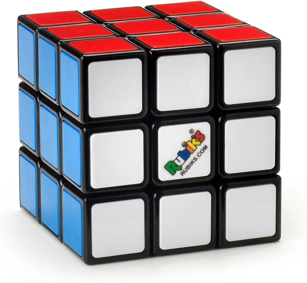 Rubik's 3 x 3 Rubiko kubas – klasikinis 3x3 kubas logikos akrobatams nuo 8 metų, idealus kelionėms: aukšta kokybė, sklandus valdymas, ryškios spalvos