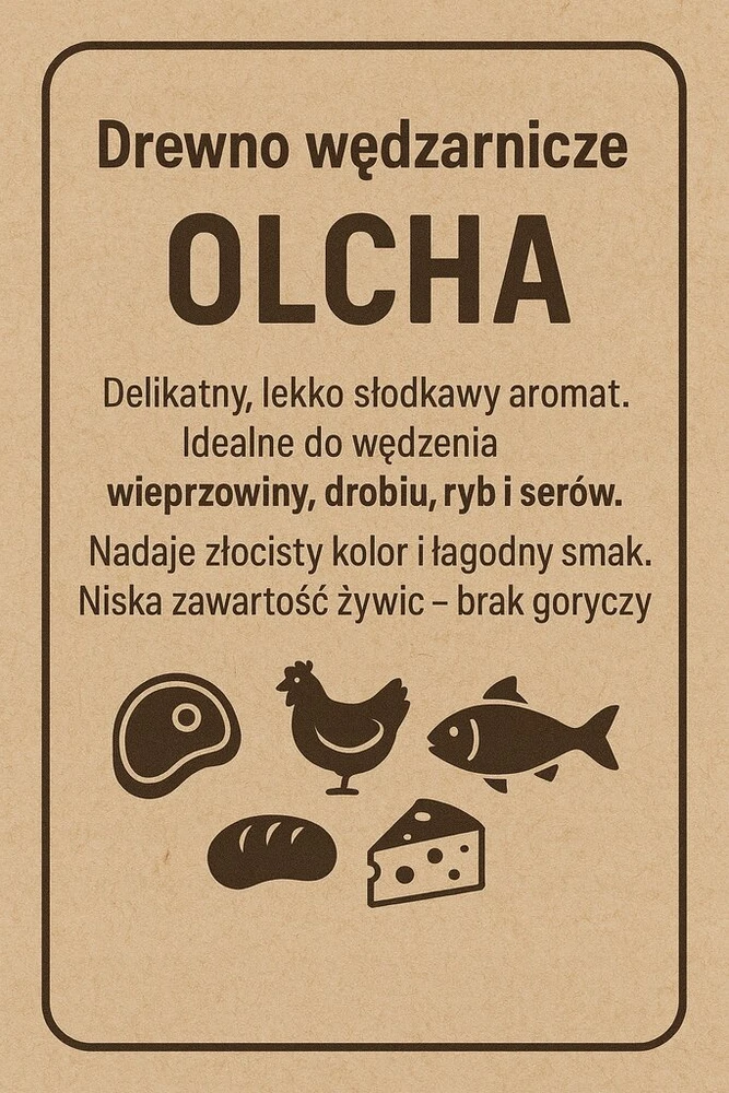 Rūkyklai skirta alksnio mediena, alksnio mediena rūkymui 15 kg