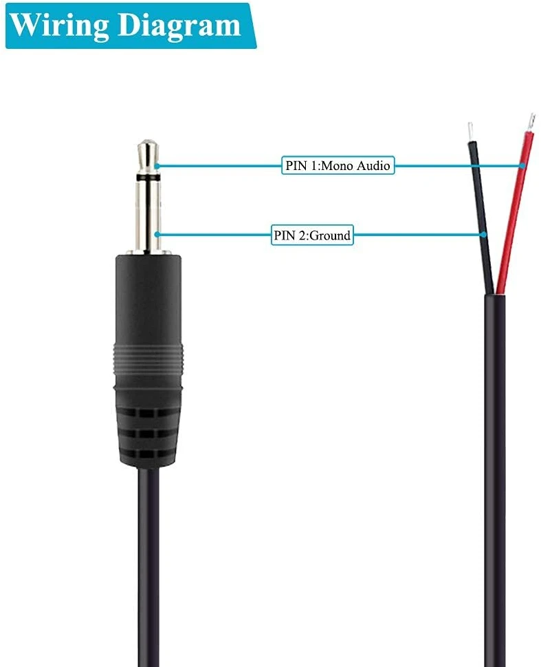 Runcci-yun 6 vnt. 3.5 mm mono garso kištukai litavimui