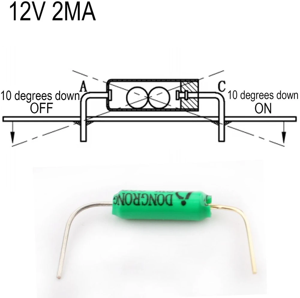 Runcci-yun Sw-200d Vibracijos Jutiklis, 12v, 50 vnt.