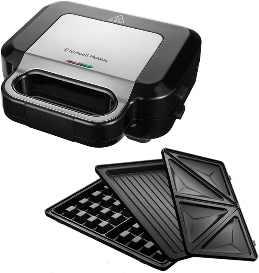 Sumuštinių keptuvas Russell Hobbs 3-in-1 Sumuštinių keptuvė, vaflinė, grilis