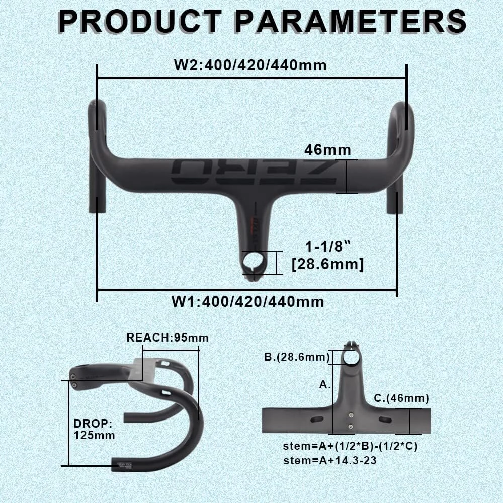 Rxl Sl Racing Handlebar Carbon Ud Matt Rxl Carbon vairas 1-1/8 colio plento dviračio iškyša 110 mm 400 x 110 mm Carbon Aero vairas plento dviračiui Aero vairas