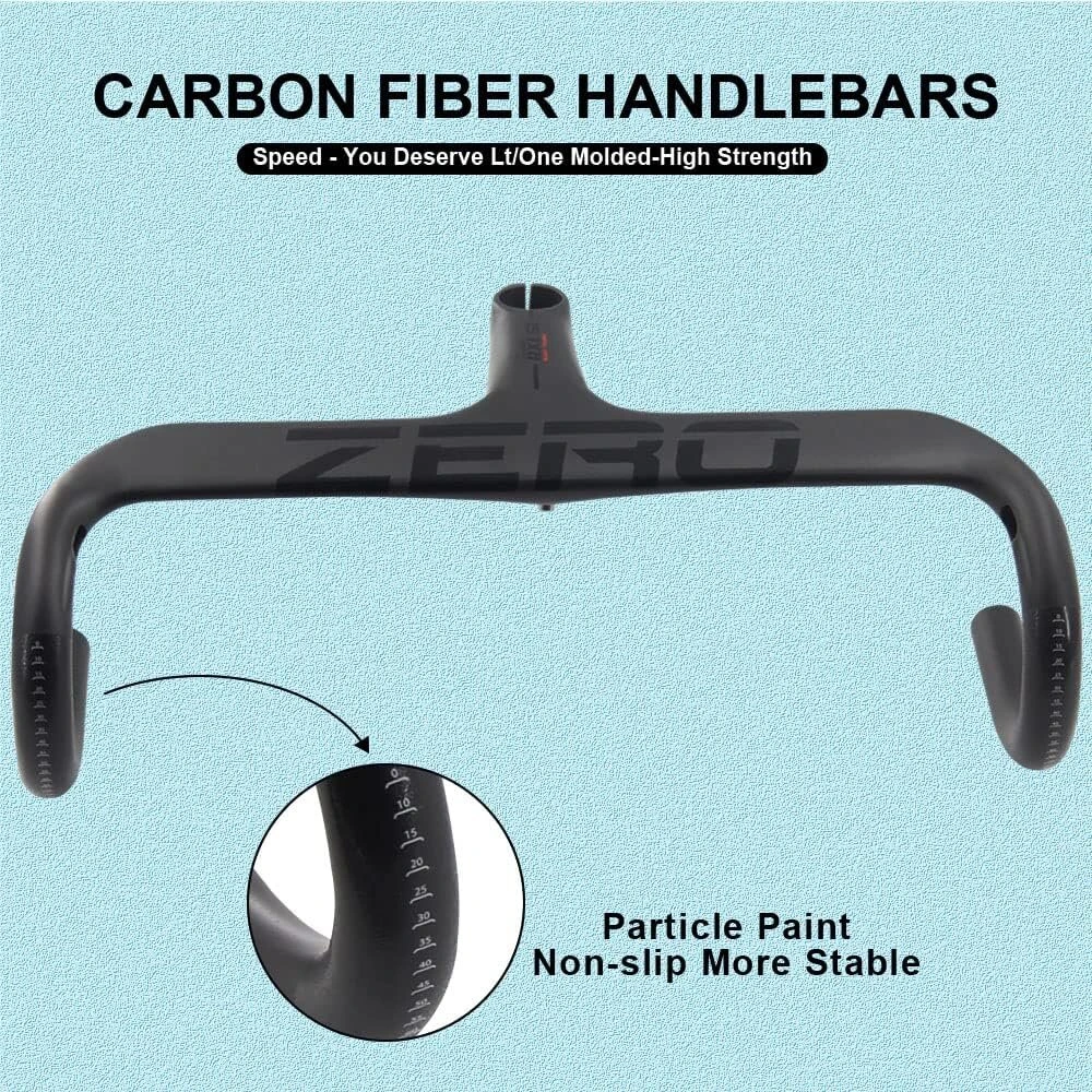 Rxl Sl Racing Handlebar Carbon Ud Matt Rxl Carbon vairas 1-1/8 colio plento dviračio iškyša 110 mm 400 x 110 mm Carbon Aero vairas plento dviračiui Aero vairas