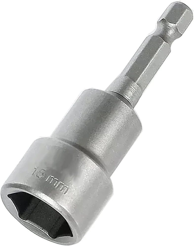Sagasave 15 mm šešiabriaunis kotas, magnetinis grąžto antgalio lizdo įrankis, grąžto priedai, grąžto antgalis