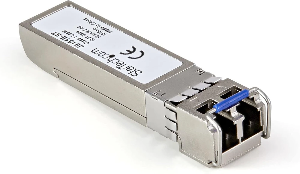 Šakotuvas Startech.com transceiver modulis (sfp+ moduliai, 10gbase-lr Hp suderinamas, šviesolaidinis 1310nm, Lc Single Mode su Ddm)