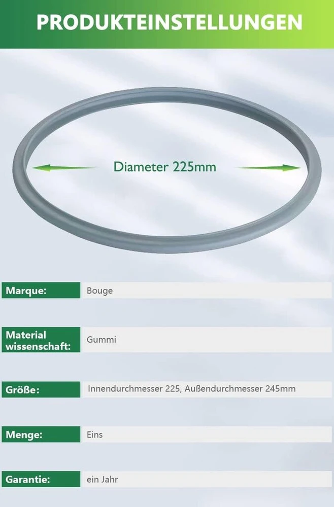 Sandariklis Wmf greitpuodžiui 22 cm, silikoninis žiedas