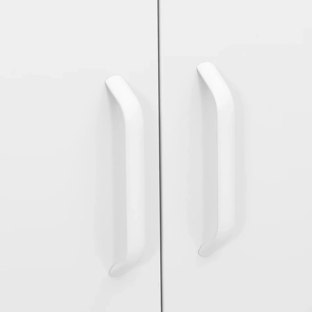 Sandėliavimo spintelė, baltos spalvos, 80x35x101,5cm, plienas