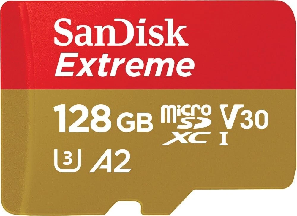 Sandisk Extreme 128 Gb Microsdxc kortelė su adapteriu