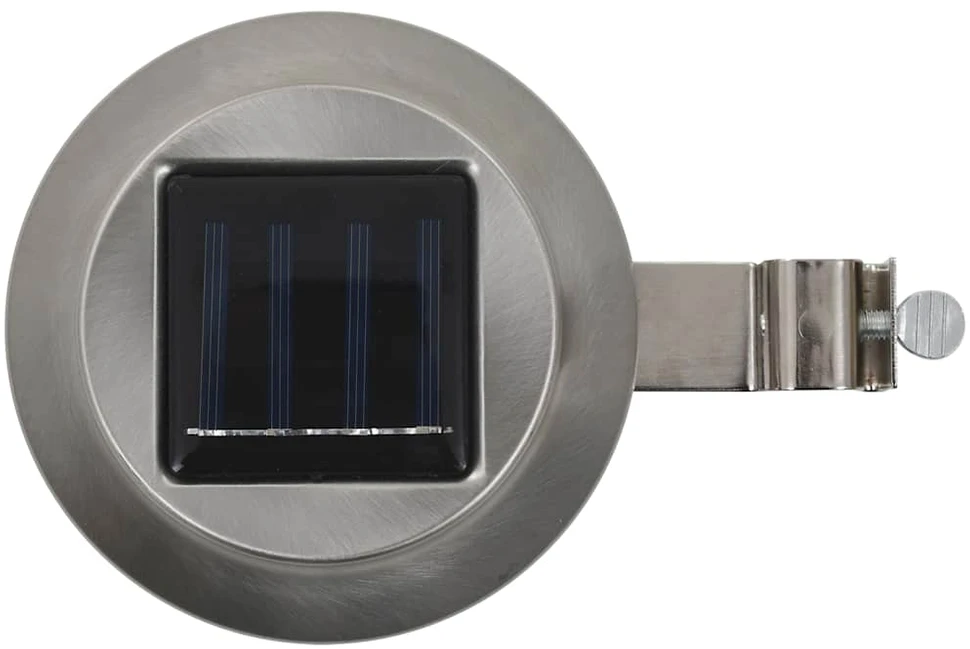 Saulės energija įkraunami lauko LED šviestuvai, 6vnt., 12cm