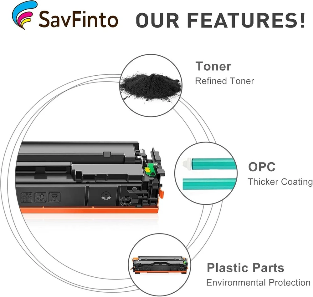 Savfinto 410a suderinamas su Hp 410x Cf410a Cf410x spausdintuvo kasetė, skirta Hp Mfp m477fdw, Hp Color Laserjet Pro Mfp M477fdw M477fdn M452nw M377dw M452dn M452dw M477dw M477nw (1 juoda