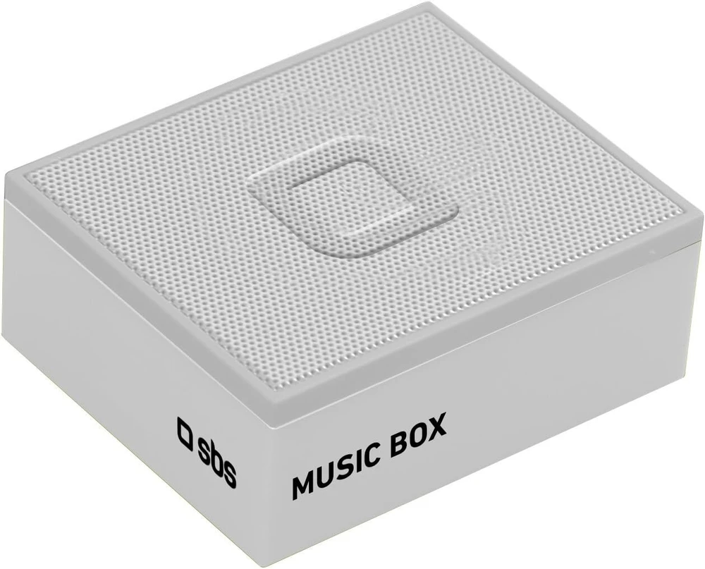 Kompiuterio kolonėlės Sbs ttsquarespeakerbtw bluetooth garsiakalbis, baltas