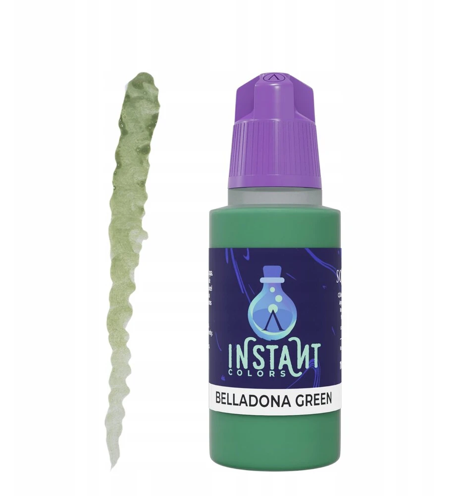 Scale75 sin22 instant colors: belladonna žalias 17ml (contrast type)