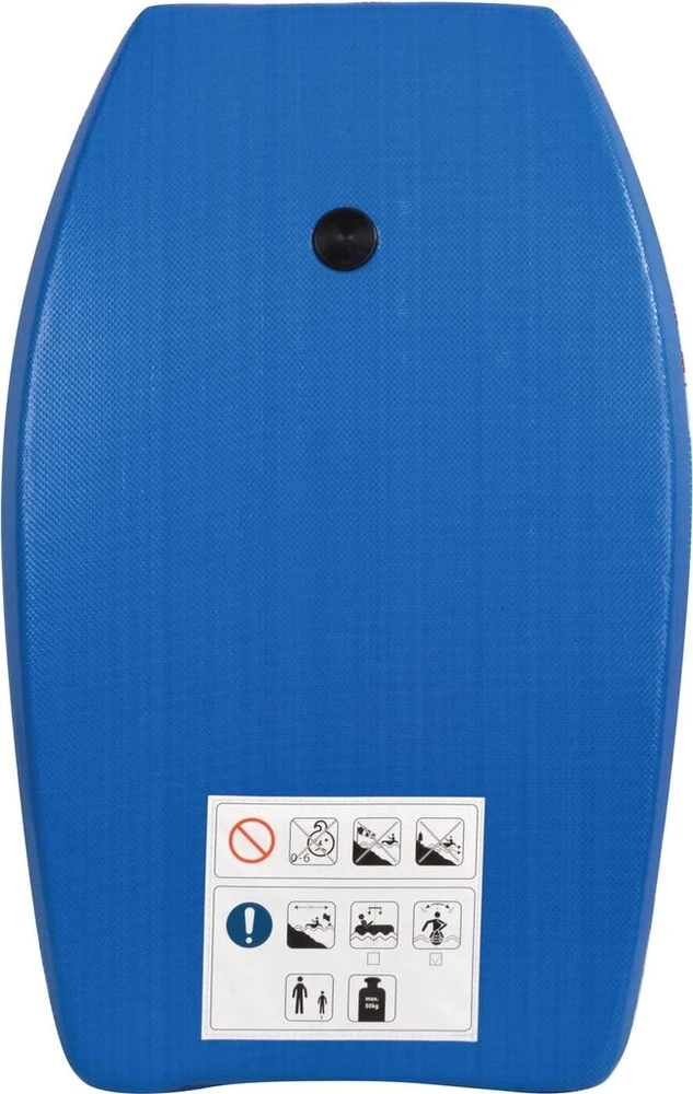 Schildkröt bodyboard m | lengva plaukimo lenta su dideliu plūdrumu ir saugos dirželiu | 68 x 43 cm | puiki banglentė pradedantiesiems ir vasaros vandens pramogoms | maksimalus naudotojo svoris: 60 kg