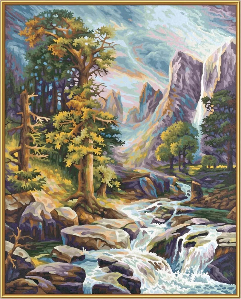 Schipper 913 0430 - tapyba pagal skaičius, aukštuosiuose alpių kalnuose, 40x50 cm